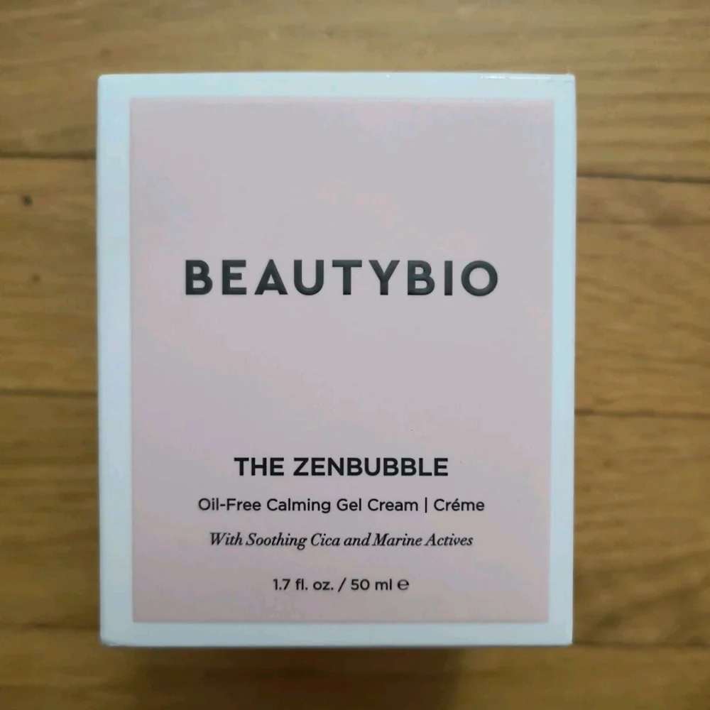 BeautyBio The ZenBubble Calming Gel Cream Oil Free Cica Sealed 1.7 Floz Skincare